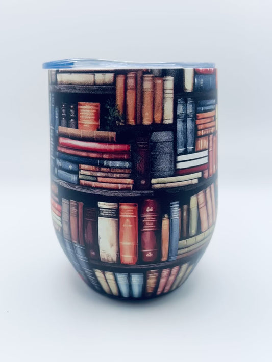 Bookish metal tumbler